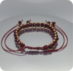 Dark Red Crystal Beads Bracelet