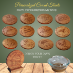 Wedding or Anniversary Trivet, Wooden Trivet, Personalized Trivet, Bakers Gift