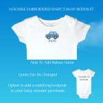 Cars Baby Sweater, Handmade Knitted Baby Sweater, Personalized Baby Sweater