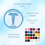 Personalized Doctor Patch, Embroidered Patches