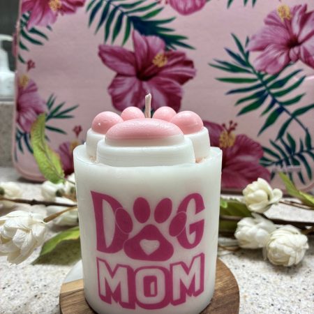 Dog’s mom candle