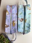BOXY Mermaid & Fairy Zipper Pouch | Handmade Cosmetic Bag | Travel Makeup Bag | Cute Gift for Girls
