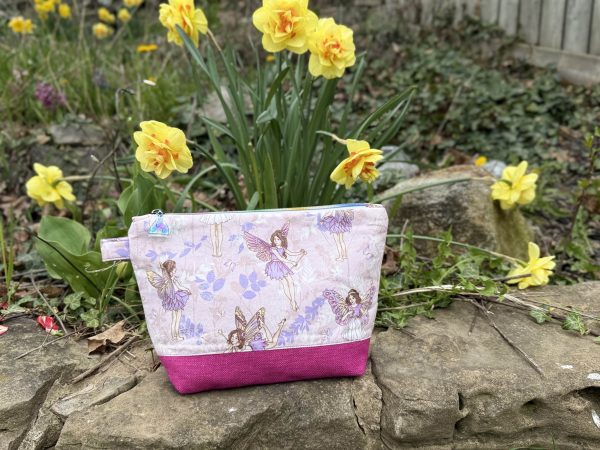 REGULAR Mermaid & Fairy Zipper Pouch | Handmade Cosmetic Bag | Travel Makeup Bag | Cute Gift for Girls