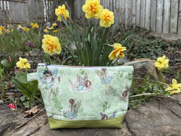 REGULAR Mermaid & Fairy Zipper Pouch | Handmade Cosmetic Bag | Travel Makeup Bag | Cute Gift for Girls