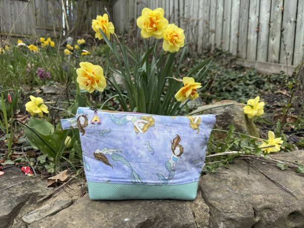 REGULAR Mermaid & Fairy Zipper Pouch | Handmade Cosmetic Bag | Travel Makeup Bag | Cute Gift for Girls