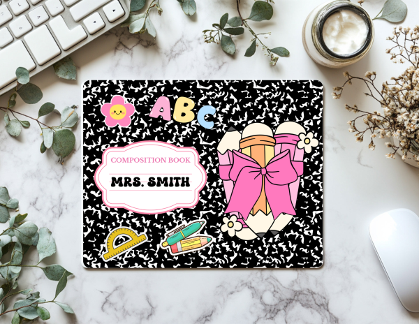 teacher theme mousepads