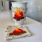 Handmade Campfire Tweed Cup Cozies – Warm Cup Sleeve