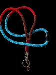 Your Colors, Your Style: Custom Beaded Lanyard Keyring - Long 36 Inch Over the Head Style