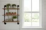 Plant Shelf, 3 Tier Floating Shelf-FREE SHIPPING