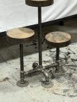 3 tier Industrial style Plant Stand with metal base-FREE SHIPPING
