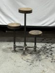 3 tier Industrial style Plant Stand with metal base-FREE SHIPPING