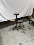 3 tier Industrial style Plant Stand with metal base-FREE SHIPPING