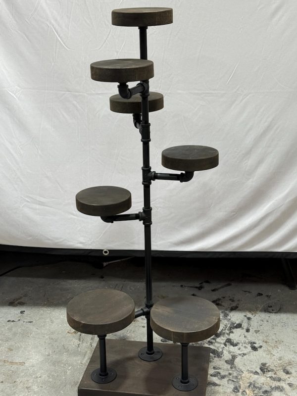 Industrial Plant Stand: 5,6 or 7 Tier Freestanding Metal Plant Holder - FREE SHIPPING