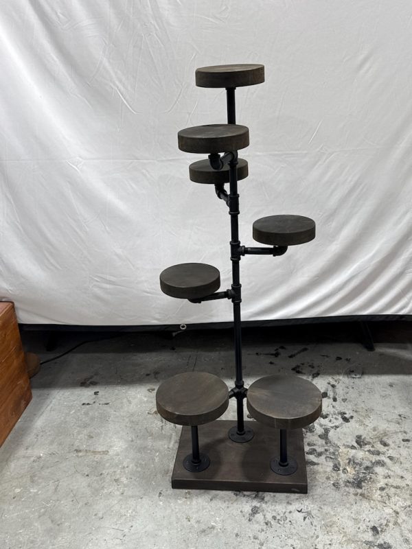 Industrial Plant Stand: 5,6 or 7 Tier Freestanding Metal Plant Holder - FREE SHIPPING