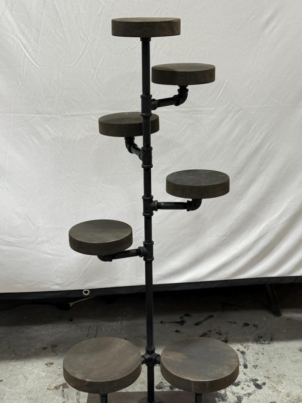 Industrial Plant Stand: 5,6 or 7 Tier Freestanding Metal Plant Holder - FREE SHIPPING