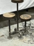 3 tier Industrial style Plant Stand with metal base-FREE SHIPPING