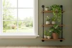 Plant Shelf, 3 Tier Floating Shelf-FREE SHIPPING