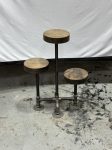 3 tier Industrial style Plant Stand with metal base-FREE SHIPPING