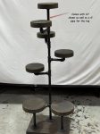 Industrial Plant Stand: 5,6 or 7 Tier Freestanding Metal Plant Holder - FREE SHIPPING