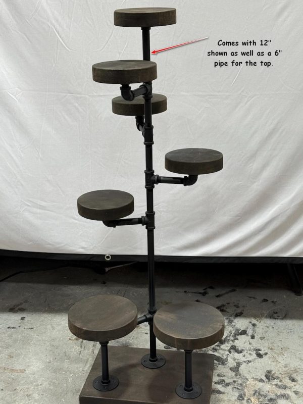 Industrial Plant Stand: 5,6 or 7 Tier Freestanding Metal Plant Holder - FREE SHIPPING