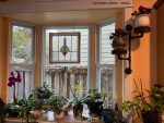 Swivel plant rack - 2 tier wall mount plant holder-FREE SHIPPING