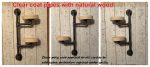 Swivel plant rack - 2 tier wall mount plant holder-FREE SHIPPING