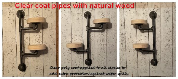Swivel plant rack - 2 tier wall mount plant holder-FREE SHIPPING