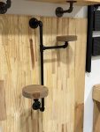 Swivel plant rack - 2 tier wall mount plant holder-FREE SHIPPING