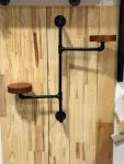 Swivel plant rack - 2 tier wall mount plant holder-FREE SHIPPING