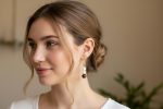 African Opal & Matte Magnesite Dangle Earrings — 14K Gold-Filled Accents & Hooks