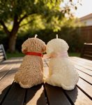 Puppy Candles "Biscuit Bean" and "Daisy Belle", 22 oz each / Soy wax