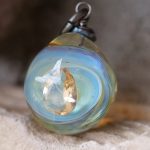 Light Blue Moon - Crystal Necklace, Magical Fantasy Jewellery